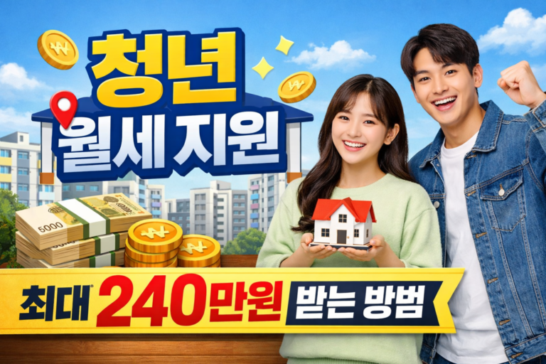 청년 월세 지원 최대 240만원 받는 방법 썸네일 이미지
