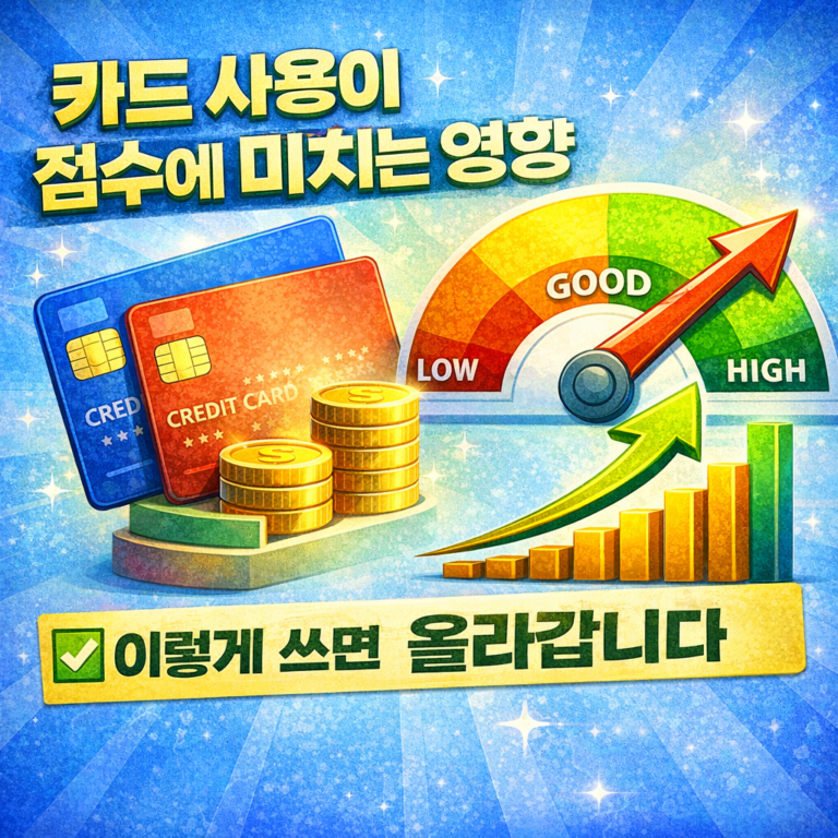 카드 사용이 점수에 미치는 영향