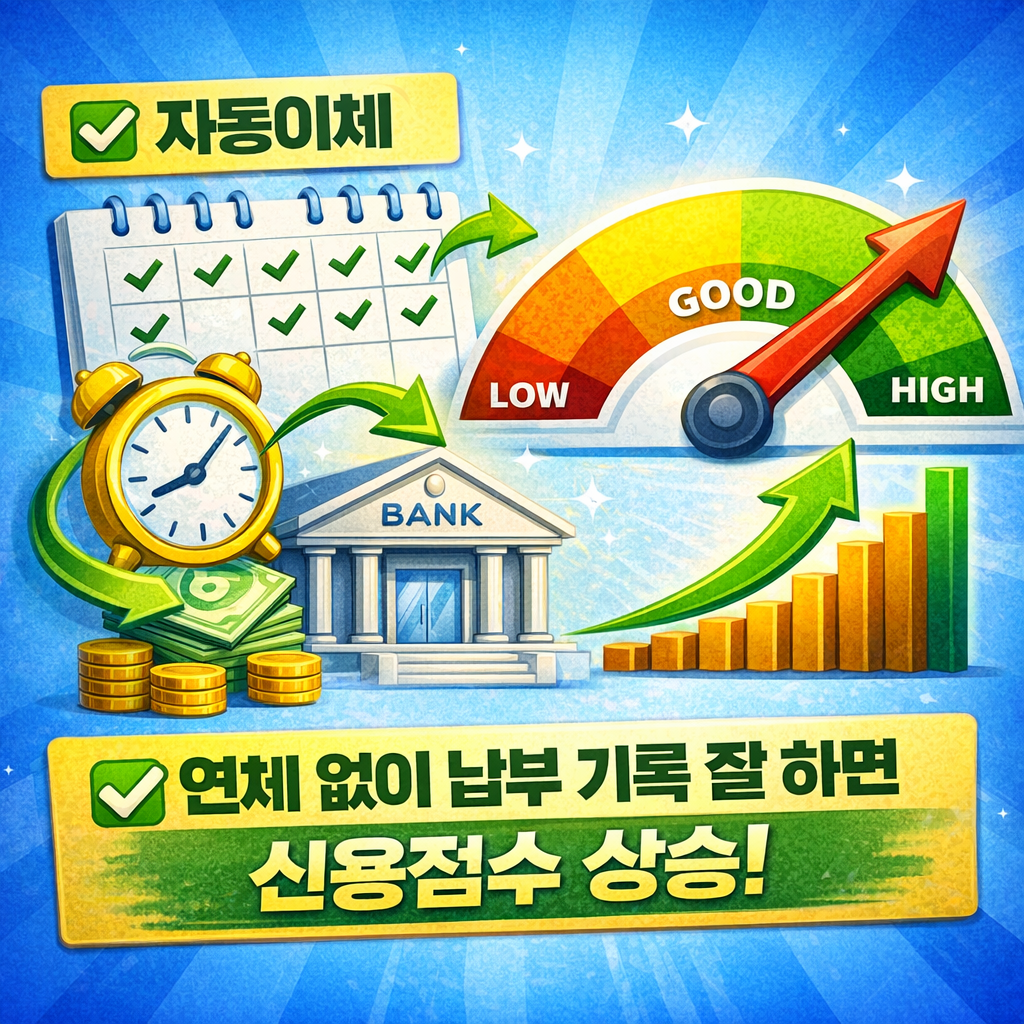 연체 없이 납부 기록으로 신용점수 올리는 방법