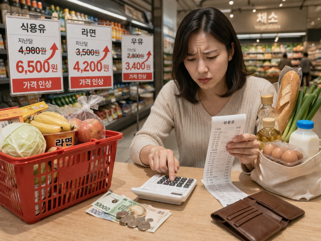물가 상승으로 생활비 증가