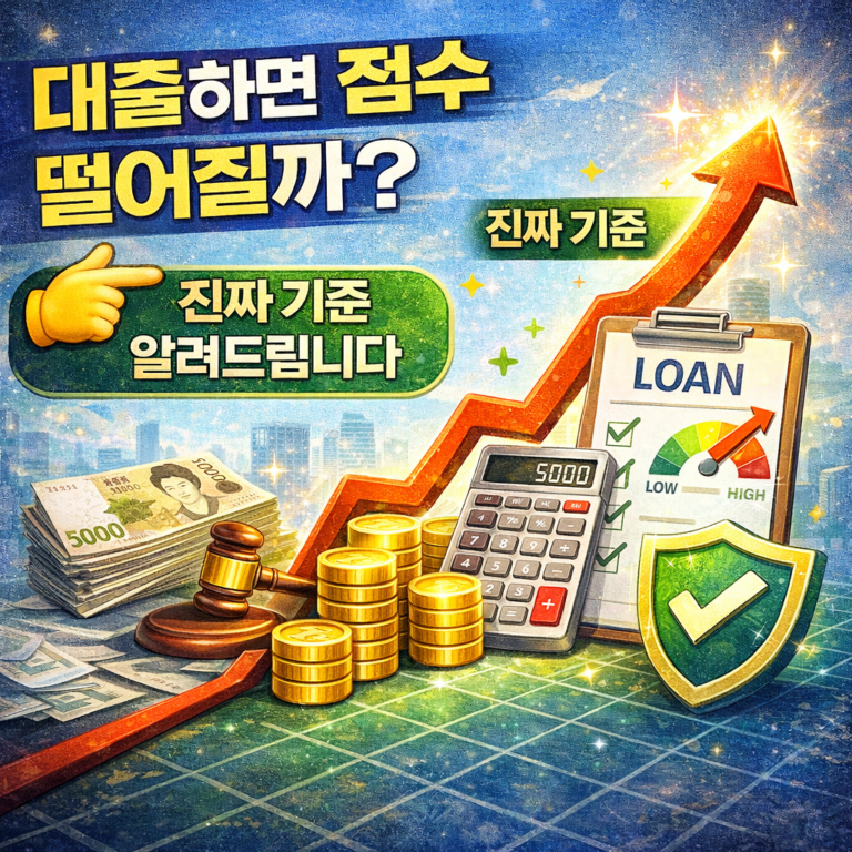 대출하면 점수 떨어질까?