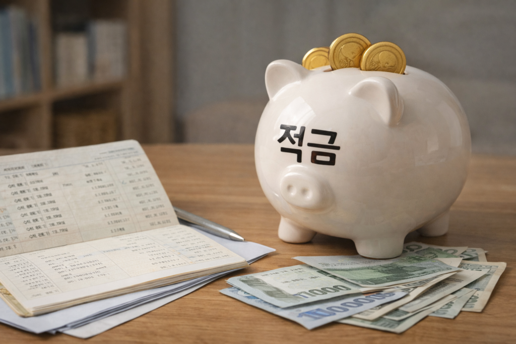 안정적인 적금 저축